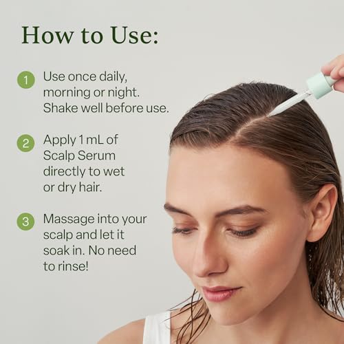 Divi Scalp Serum for Thinning Hair Clinically Tested, Non-Greasy Formula with Amino Acids, Caffeine & Rosemary Oil Promotes Healthy Scalp & Fuller-Looking Hair, Reduces Oil & Product Buildup