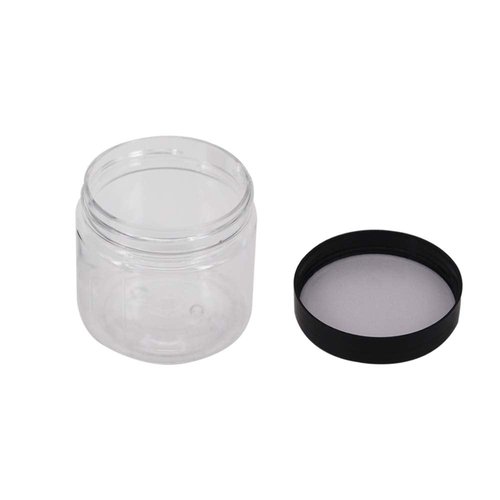 zmybcpack 48 pack 2 OZ(55ml) Round Clear Plastic Slime Jars With Lids, Labels, 2 Pens, PET Containers, Storage Jars, Travel Jars For Cosmetic, Makeup, Organization