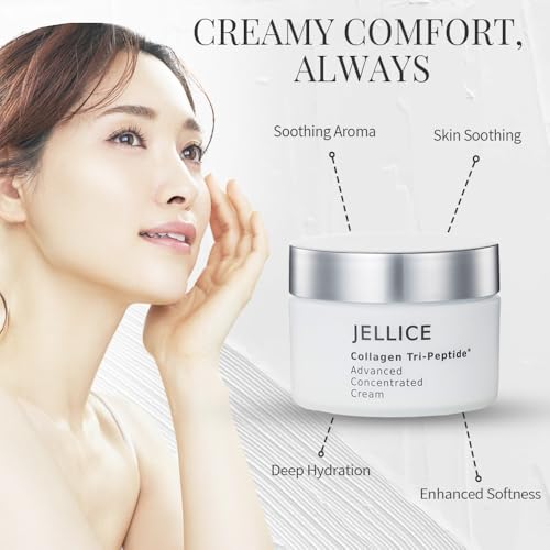 Advanced Collagen Face Cream ? Japanese Skincare Innovation with Collagen Tripeptides, Hyaluronic Acid & Niacinamide ? Anti-Aging Moisturizer for Firming, Hydration & Radiance ? All Skin Types