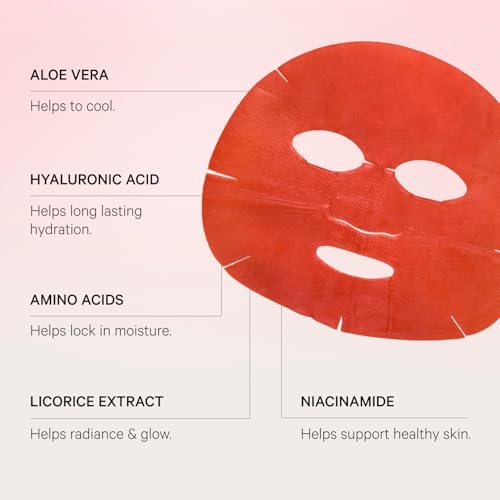 MZ SKIN Vitamin-Infused Meso Face Mask - Hydrogel Treatment for Pigmentation, With Antioxidants, Niacinamide, Hyaluronic Acid & Vitamin C, Fragrance Free