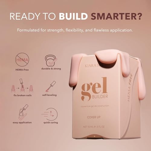 KIARA SKY Hema-Free 8 Color Nail Builder Gel Bundle