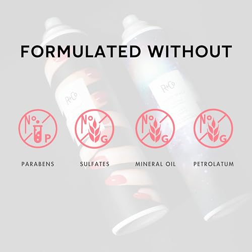 R+Co Travel Vicious Strong Hold Flexible Hairspray | No Cracking or Flaking | Style & Re-style All Night | 2 oz (Pack of 2)