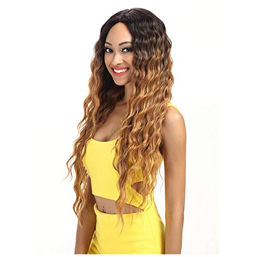 Joedir Lace Front Wigs 30'' Long Wavy Synthetic Wigs For Women 130% Density Wigs