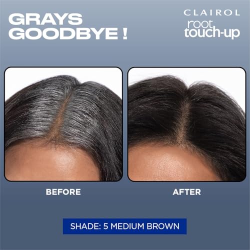 Clairol Root Touch-Up by Nice'n Easy Permanent Hair Dye, 5 Medium Brown Hair Color, (Pack of 1)