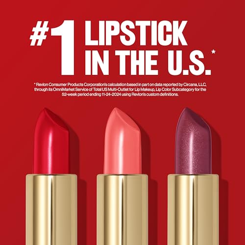 Revlon Super Lustrous Lipstick, Creamy Formula For Soft, Fuller-Looking Lips, Moisturized Feel, 755 Bare It All, 0.15 oz