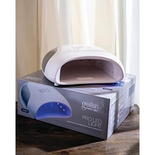 Gelish Pro LED Light ? Professional Gel Nail Lamp, Fast Drying Nail Dryer, Compact & Portable UV/LED Light for Home & Salon Use, Pedicure-Friendly