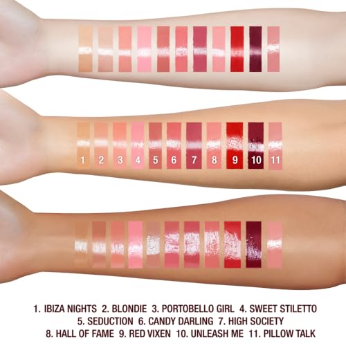 Charlotte Tilbury Lip Lustre Hydrating Lip Gloss - High Shine Non-Sticky Formula with Lotus Extract - Long Lasting Moisturizing Makeup, Velvet Soft Finish