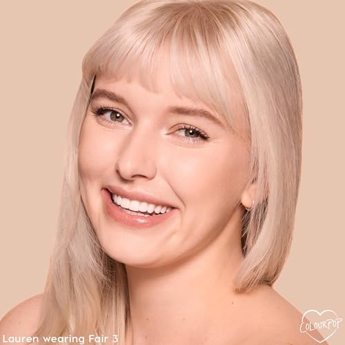 ColourPop Pretty Fresh Tinted Foundation Stick - Balm to Cream Foundation with Light to Medium Coverage - Infused with Hydrating Hyaluronic Acid, Peptides & Niacinamide - Fair 3 (0.29 oz)