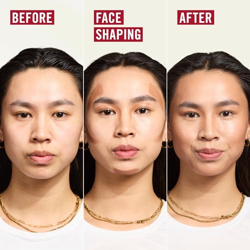 Rimmel Multi Tasker 3 in 1 Bronzing Stick, 001 Light, Sculpted and Bronzed Glow, All-Day Wear, Sheer and Dewy Finish, Infused with Vitamin C & E, Vegan Formula, Cruelty-Free