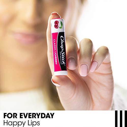 ChapStick Lip Care Set, Classic Collection 3-Pack ? Spearmint, Cherry, and Strawberry Lip Balm, 0.15 Oz Ea