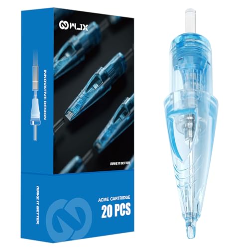 WJX Tattoo Cartridges 20Pcs Disposable Needles Round Liner 1003RL