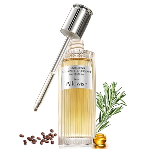 Hair Growth Serum 95 ml - Rosemary Hair Thickening Serum with Biotin, Caffeine for Hair Thinning & Shedding ? Promotes Healthy Scalp, Fuller, Nourish, Strengthens Roots