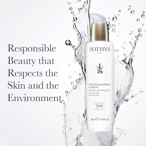 SOTHYS Comfort Cleansing Milk | Gentle Face Cleanser | Daily Makeup Remover for Sensitive Skin