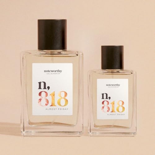 Noteworthy n,818 Almost Friday Eau De Parfum ? Jasmine, Milk, Rosewood | Sophisticated, Warm Fragrance for Any Occasion | Long-lasting Unisex Perfume for Women & Men (100ml)