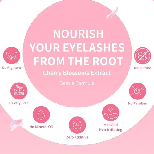 Eyelash Extension Cleanser, BREYLEE Upgraded Eyelash Extension Shampoo 60ML+Mascara Wand+Brush Eyelash Foam Cleanser For Extensions and Natural Lashes