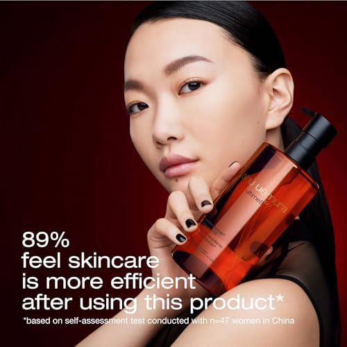 shu uemura Ultime8 Sublime Tsubaki Cleansing Oil, Gentle Makeup Remover and Facial Cleanser for All Skin Types, 15.2 Fl. Oz.