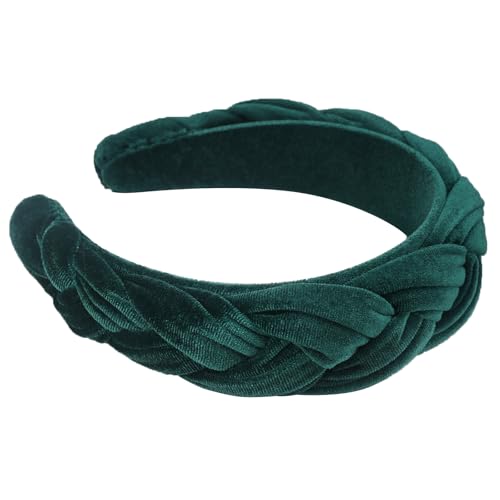 DRESHOW Velvet Braided Headband Women Hair Hoop Elastic Hair Bands Fashion Headbands for Women