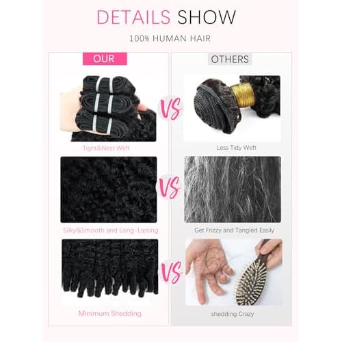 15A Raw Burmese Curly Bundles Human Hair,One Bundles 24 Inch Curly Human Hair,Triple Lifespan Indian Virgin Hair,Quick Weave Hair Extensions Natural Black