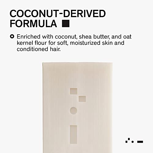 Bravo Sierra All-In-One Citrus & Cedarwood Men's Body and Hair Bar, 3-Pack - Coconut, Shea Butter & Oat Flour for Soft Skin & Healthy Hair, 7 oz