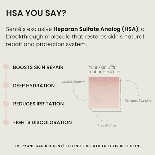 Sent? Hydrate+ Serum | Hyaluronic Acid with HSA for Glass Skin | Deep Hydration & Barrier Support | Fast-Absorbing | Calms & Soothes | Paraben, Cruelty, Fragrance Free | 1.0 oz