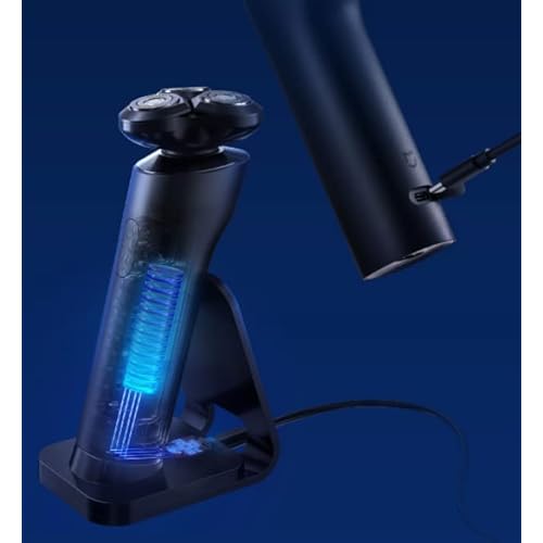 Xiaomi Electric Shaver S700, Ceramic Blades with Ultra-long Service Life, Full-coverage Aluminum Alloy Body, Direct-drive Brushless Motor for Quiet Operation, 3 Speeds, Black