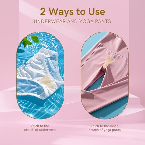 Camel Silicone Concealer Pad for Women, Reusable Invisible Insert to Eliminate Toe Show Under Leggings, Yoga Pants & Swimwear, 3 Shapes & Sizes in One Pack