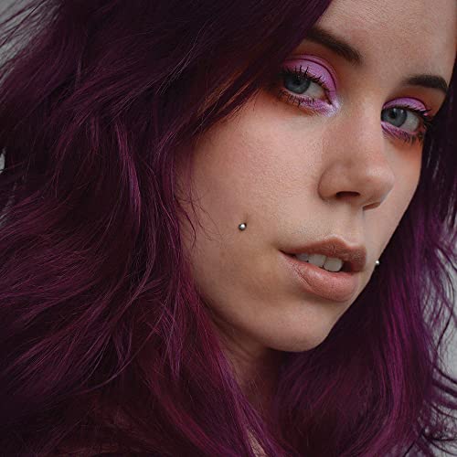MANIC PANIC Classic Fuschia Shock Semi Permanent Hair Color - Dark Pink Hair Dye for Women & Men That Lasts 4-6 Weeks - Vegan, Ammonia & Cruelty-Free - Create & Mix Custom Shades (3 Pack)