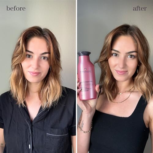 Pureology Smooth Perfection Shampoo - For Frizzy and Color Treated Hair, Smooths Hair & Controls Frizz, Sulfate-Free & Vegan