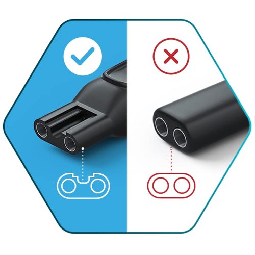 HQ8505 Norelco Charger Cord for Philips Norelco 9000 7000 6000 5000 3000 Series MG3750 MG5750 8240XL 2100 3100 4100 5100 7100 Shaver Razor Aquatec Multigroom Beard Trimmer Extra Long Charging Cord