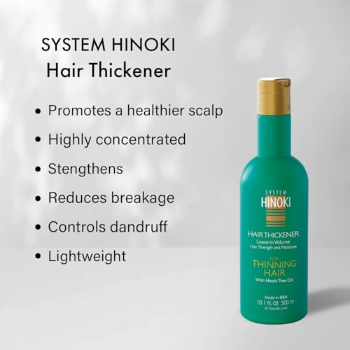Hayashi System Hinoki Hair Thickener for Thinning Hair 10.1oz Pack of 2