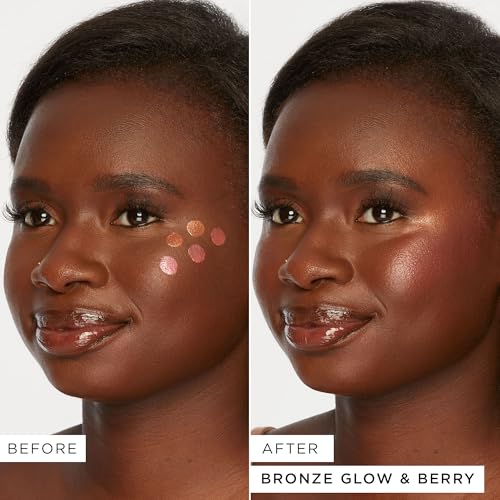 tarte glowing cheeks blush tape & glow tape duo ? Buildable Cream Blush & Illuminating Highlighter with Lightweight Mineral Pigments & Shea Butter for Hydrating Radiant Glow, Vegan & Cruelty Free