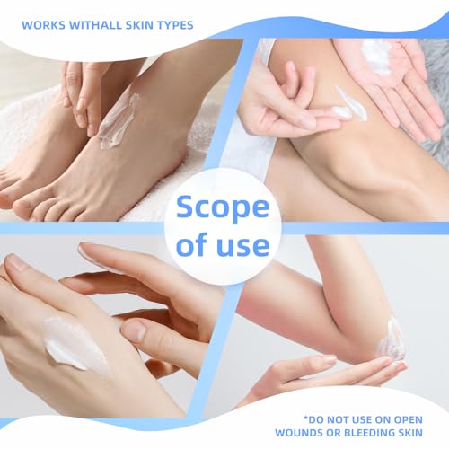 40% Urea Cream with 2% Salicylic Acid ? Foot, Hand & Heel Cream for Dry, Cracked Skin, Callus & Rough Elbows ? Intensive Moisturizing Lotion for Feet, Hands & Knees ? 6oz