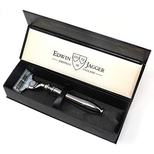 Edwin Jagger Chatsworth Compatible With Gillette Mach 3 Razor Cartridges (Chrome)