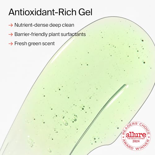 Youth To The People Superfood Facial Cleanser - Kale + Green Tea Daily Face Wash, Gentle Makeup Remover, with Soothing Antioxidants for Glowing Skin, pH Balance, Clean Pores, Sulfate-free, Refillable