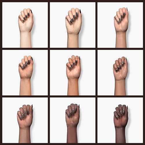 GAOY Jelly Nude Black Gel Nail Polish, 16ml Sheer Neutral Translucent Soak Off Gel Polish, UV Light Cure for Nail Art DIY, 1724 Smoked Glass