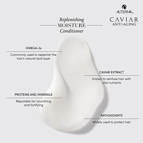 Alterna Caviar Anti-Aging Replenishing Moisture Shampoo/Conditioner, 8.5 fl. oz.