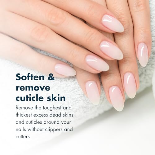Instant Cuticle Remover Gel, Professional Cuticle Softener with Instant 15-Second Removal, 8oz Bottle for Hand, Foot & Nail Care, Salon Quality Manicure & Pedicure Supplies