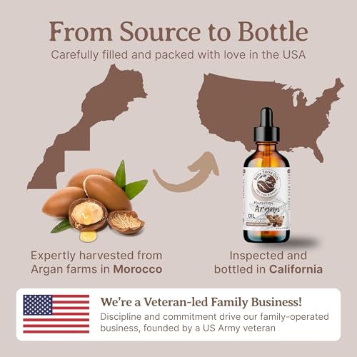 Bella Terra Oils Argan Oil ? 1gallon, Ideal for Hair, Skin, Nails ? 1gallon, Nutrient-Rich, Non-Greasy, Quick Absorbing