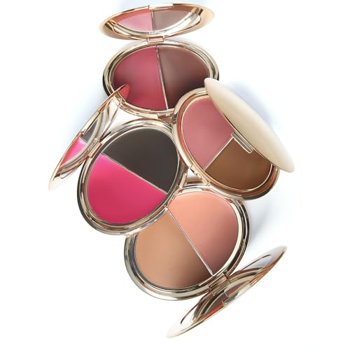 tarte Park Ave Princess Cream Cheek Duo ? Blush & Bronzer Duo with Buildable Waterproof Cheek Tint Infused with Coconut, Vitamin E & Guava Seed, Vegan & Cruelty Free