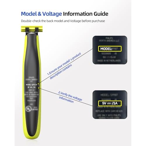 5V 5FT USB Charger Cord Fit for Philips Norelco 2000 2400 2600 3600 3900 5400 5000X 7200 i9000 Wet & Dry Electric Shaver Series 3000 5000 7000, Fit for Phillips QP2724 QP2834 Trimmer Razor Power Cord