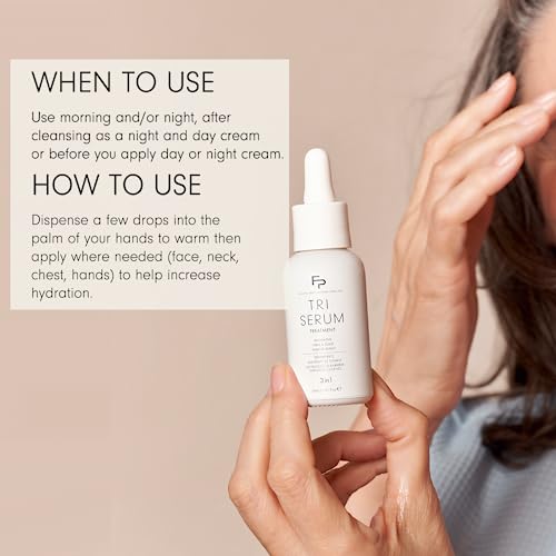 Formulae Prescott Tri-Serum, 3-in-1 Facial Serum with Natural Ingredients to Regenerate, Firm & Tone, and Repair Skin Barrier Function + Address Fine Lines and Wrinkles, For All Skin Types, 30 ml, 1 Fl Oz