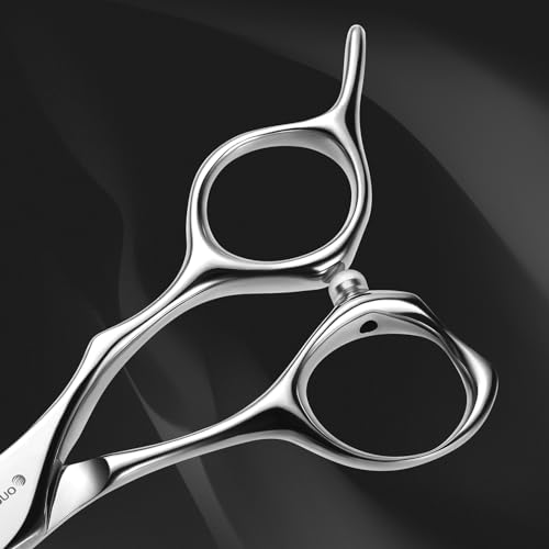 AOLANDUO Professional Hair Cutting Scissors - VG10 Steel, Razor Edge, Ergonomic, Barber Shears - 1 Count, 6.5 In