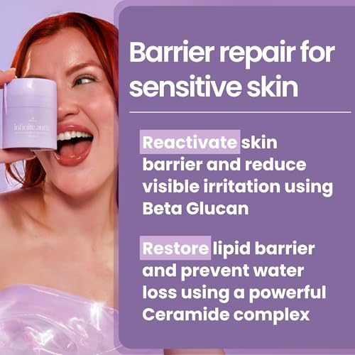 Glow Serum & Infinite Aura Moisturizer Bundle - THD Vitamin C Face Serum + Ceramide & Hyaluronic Barrier Repair Cream with Copper Peptide, 1 fl oz + 1.7 fl oz