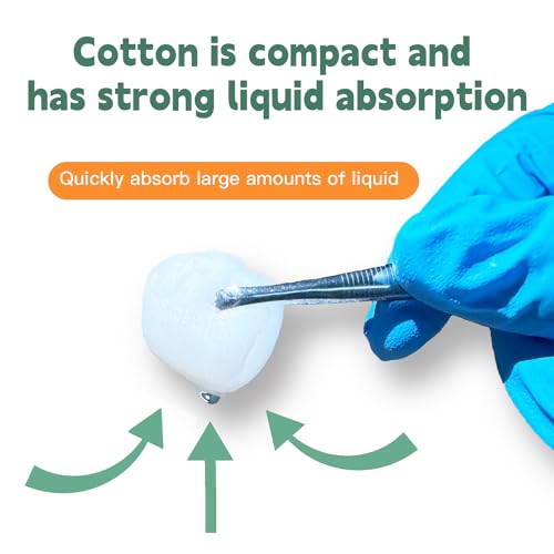 Medical Cotton Balls - Sterile Cotton Ball for Medical Use, 100% Cotton Sterile (3balls/Pack; 20pack/Box)