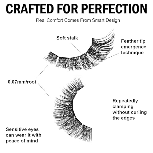 Lash Clusters 8-18mm Wispy Eyelash Clusters 144pcs Cluster Lashes DIY Individual Lashes Clusters with Soft Thin Band for Self Use,Beginner-Friendly(Sylph-774)