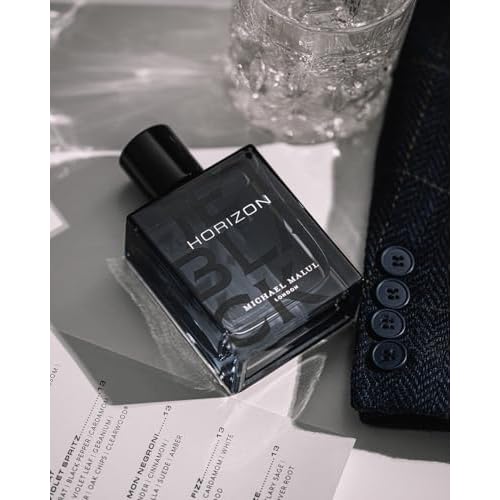 Michael Malul Jet Black Horizon Eau de Parfum for Men - 100ml | 3.4oz (100ml, Jet Black Horizon)
