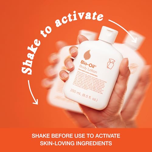 Bio-Oil Moisturizing Body Lotion for Sensitive and Dry Skin, Ultra-Lightweight, Fast Absorbing Moisturizer with Jojoba, Rosehip, Shea Oil and Hyaluronic Acid, Non-Comedogenic, 8.5 Oz