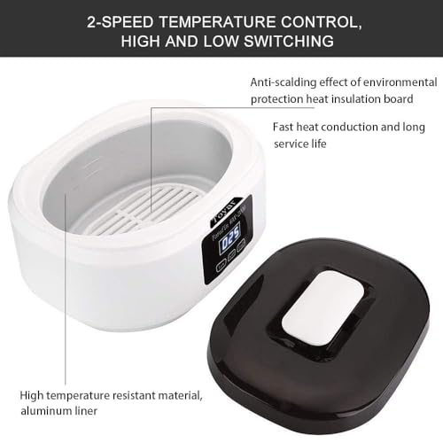 Paraffin Wax Machine for Hand and Feet£¬Touchscreen Paraffin Wax Warmer with 1.98lb Wax Moisturizing Paraffin Spa Wax Bath Kit, Large Capacity at Home for Smooth and Soft Skin£¨White£©