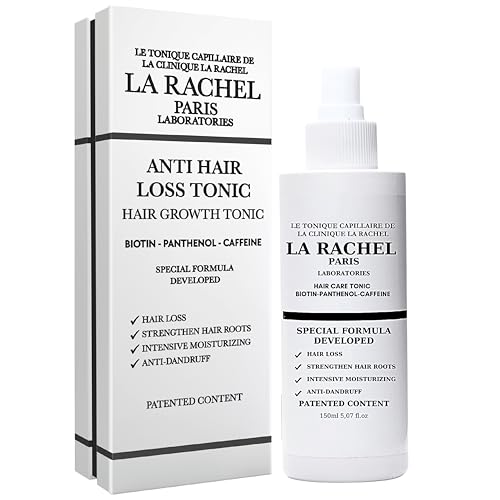 Anti-Hair Loss Tonic with Biotin, Panthenol & Caffeine | Hair Growth Treatment for Men and Women | Scientifically Proven Formula to Strengthen and Revitalize Thinning Hair by La Rachel Paris