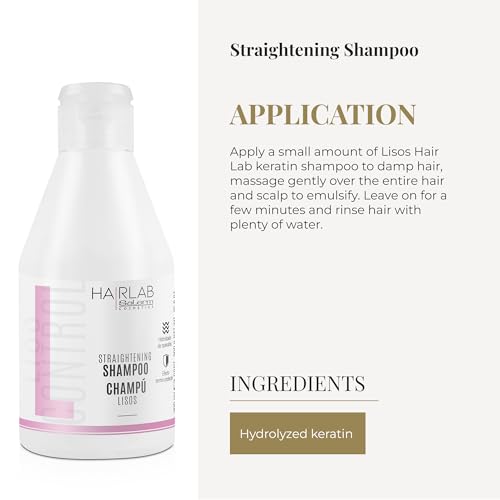 SALERM Straightening Shampoo Champu Lisos, 10.8 Ounce / 300 Milliliter